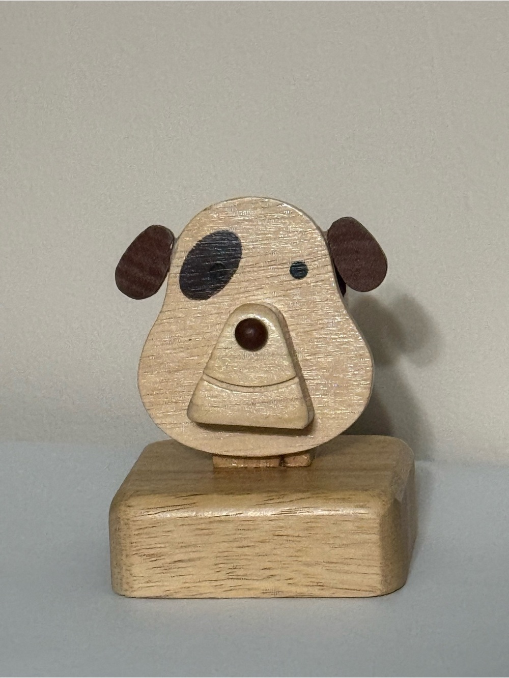 Handcrafted Wooden Dog Eyeglass Holder Stand – Glasses Display – Desk Decor